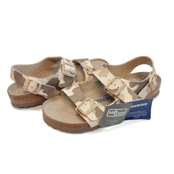 Birkenstock Milano Birko Flor Sandals Mens Size 11 EU 44 Desert Soil Gray Taupe - Picture 5 of 9